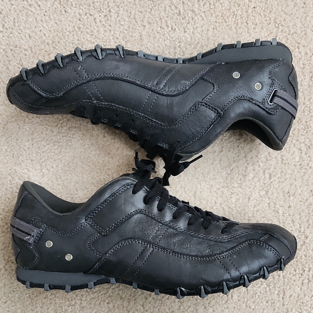 Diesel Black Leather Sneakers - New
